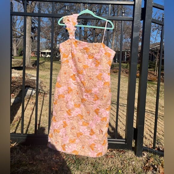 Anthropologie Floral Appliqué Dress NWT - Picture 5 of 12